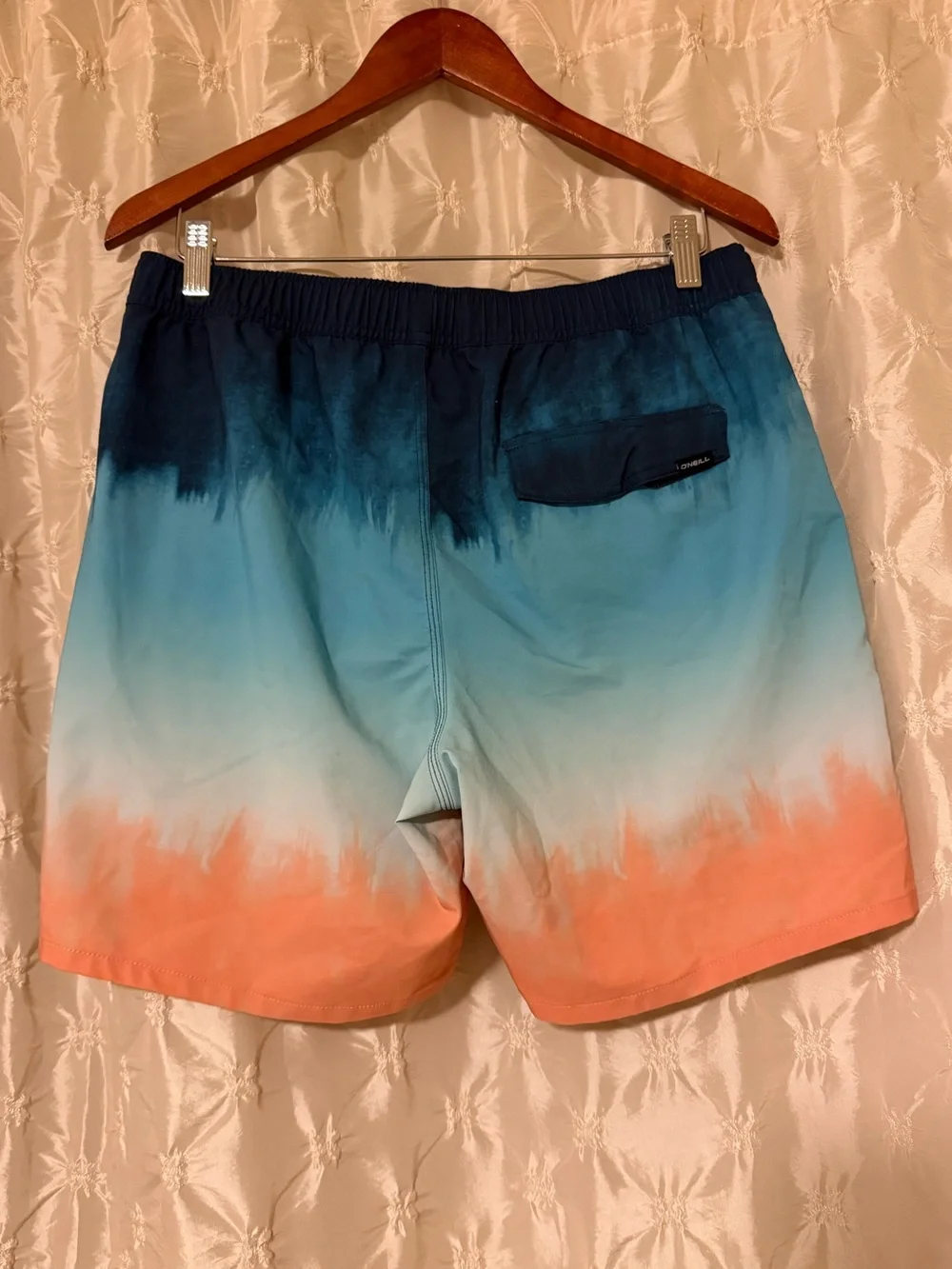 O'Neill Men's Ombre Blue CoralStroke Volley Boardshorts Swim Trunks